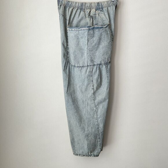 We The Free Shibuya Wide Leg Jeans Elastic Comfort Waist Blue Washed S - Picture 7 of 12